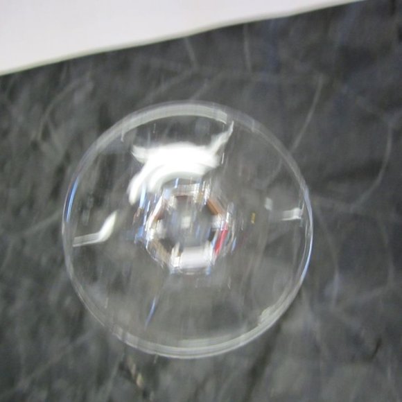 VTG 90'S FACETED STEM SMALL GLASS, SIMPLE ELEGANCE, GREAT FOR TOASTING - Picture 5 of 7